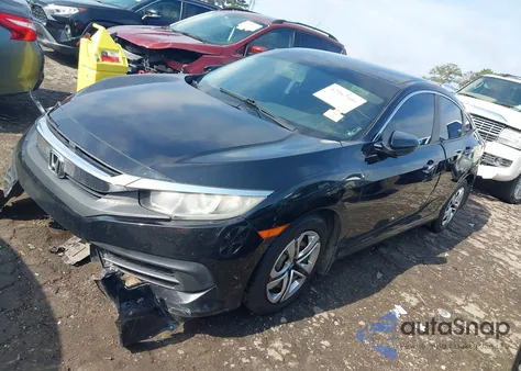 2017 Honda Civic Lx из США, поврежденный, VIN 19XFC2F53HE037725